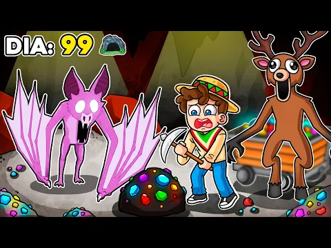 Video Thumbnail: ¡SOBREVIVÍMOS 99 DIAS en la CUEVA! 😲🦇🦌🪨 SILVIOGAMER en 99 Noches en el Bosque