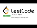 Leetcode Return Length of Arguments Passed Solution in JavaScript