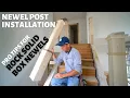 Setting BOX NEWEL Posts Layout Installation TRICKS