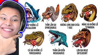 [TOP 7] Quái Vật Khổng Lồ Thời Tiền Sử🌍☠️JayGray Reaction Khủng Long Siêu Ngầu Sống Trên Trái Đất