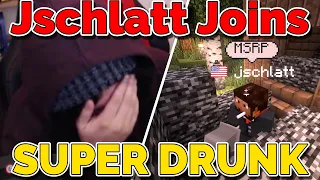 Jschlatt Joins the Server SUPER DRUNK on QSMP 2 Minecraft ft Quackity Tina