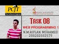 Task 08 Web Programming 01 Java Institute Riflan Mohamed