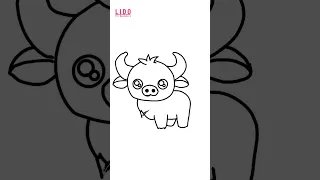 Buffalo easy drawing for kids and beginners easy drawing