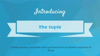 Intro Python - Tuples