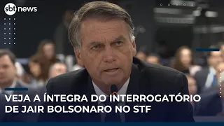 Trama golpista: veja a íntegra do interrogatório de Jair Bolsonaro no STF