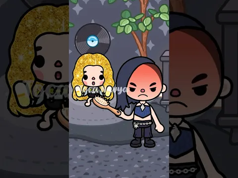 Magic pill falls out of my golden hair 💊😳 #tocalifeworld #tocaboca #gaming #youtubeshorts #shorts