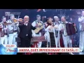 Andra, duet impresionant cu tatal ei la Sala Palatului