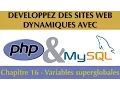 Tutorial Complete Course PhP MySQL Chapter Superglobal variables in PhP