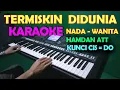 Download Lagu TERMISKIN DIDUNIA - Hamdan ATT | KARAOKE Nada Wanita, HD