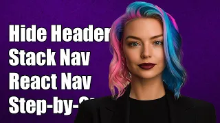 How to Hide Header in Stack Navigator with React Navigation A Step-by-Step Guide