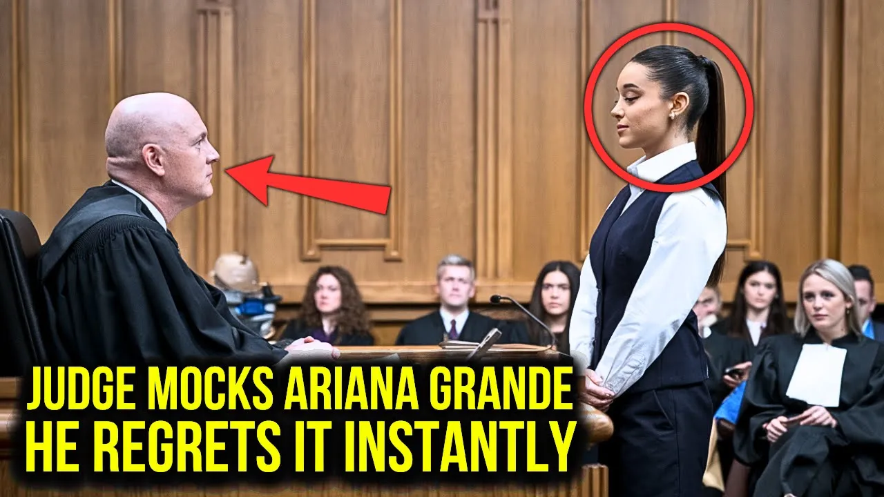Outline Video Judge MOCKS Ariana Grande In Court, Shocked to Learn She's a Genius Attorney in Disguise
