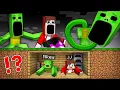 JJ and Mikey Secret Bunker vs SCARY TAPES MIKEY AND JJ BATTLE ! - Minecraft (Maizen)