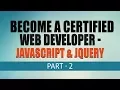 Javascript JQuery Free Complete Web Development Tutorial Part 2 Eduonix