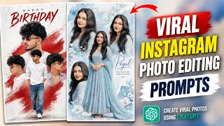 chatgpt viral aesthetic ai photo editing prompt instagram trending aesthetic photo tutorial