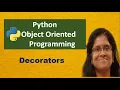 Learn Python in Tamil - Decorators Python Object Oriented Programming