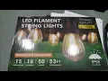 LED Novtech S14 outdoor string light