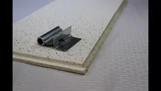 How to Use a ToolPro Shadowline Cutter to cut Custom Size Ceiling Tiles