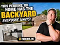 This Perkins OK Home Has the Backyard Everyone Wants 3 Bed Pool Home Tour