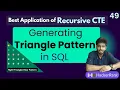 49 Draw the Triangle 2 Hackerrank sql questions SQL sql tutorial sql full course