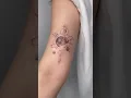 Space and planets hand Tattoo design