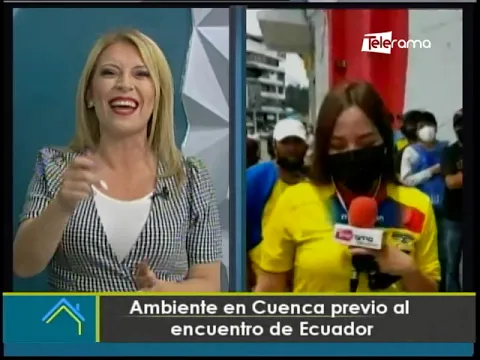 Ambiente en Cuenca previo al encuentro de Ecuador