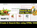 How To Make A Search Bar Using HTML And CSS Awesome CSS Search Box Using Only HTML CSS