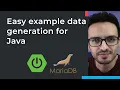 Easy test data generation for Java applications
