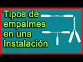 TYPES OF SPLICES MOST COMMONLY USED IN A DOMESTIC INSTALLATION