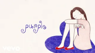 olivia rodrigo purple lyric video 