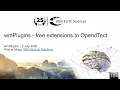 OpendTect Technology Webinar wmPlugins - Open source plugins and external attribute scripts
