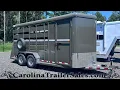 2027 Valley 3800 3 Horse Economy Bumper Pull Trailer Tour Dressing Room and Rear Slider