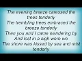 Rosemary Clooney - Tenderly Lyrics
