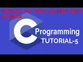 C Programming Tutorial - 5