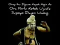 Pitutur Jawa . Story WA . Kejawen