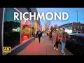 Downtown Richmond Virginia Autumn Sunset Walking Tour USA ASMR 4K