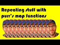 Alternative to for loops in R with purrr s map map - dbl and map