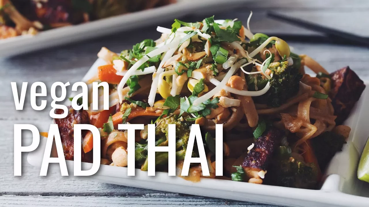 vegan pad thai (better than take-out!)   hot for food