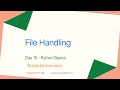 Lecture 15 File Handling in Python Python Ramzan Free Online Course in Pashto 2025
