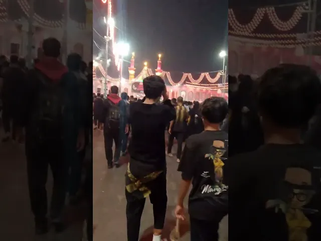 ⁣كل حوائجكم وضعناها في شباك الإمام الحسين والعباس عليهما السلام