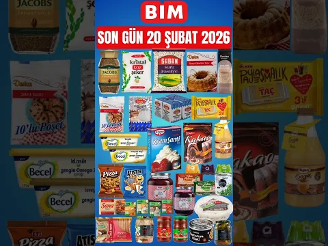 BİM 20 Şubat 2026 Bitiyor! ⚡ Mutfak ve Atıştırmalık Fırsatları #bim
