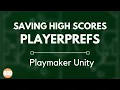 Playmaker Saving Highscore with PlayerPrefs in Unity