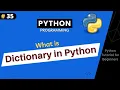 Dictionary In Python Detail Explanation Python Tutorial For Beginners Part
