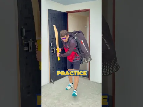 Home practice ke liye JUGAAD!😳#cricket #cricketshorts #cricketpractice
