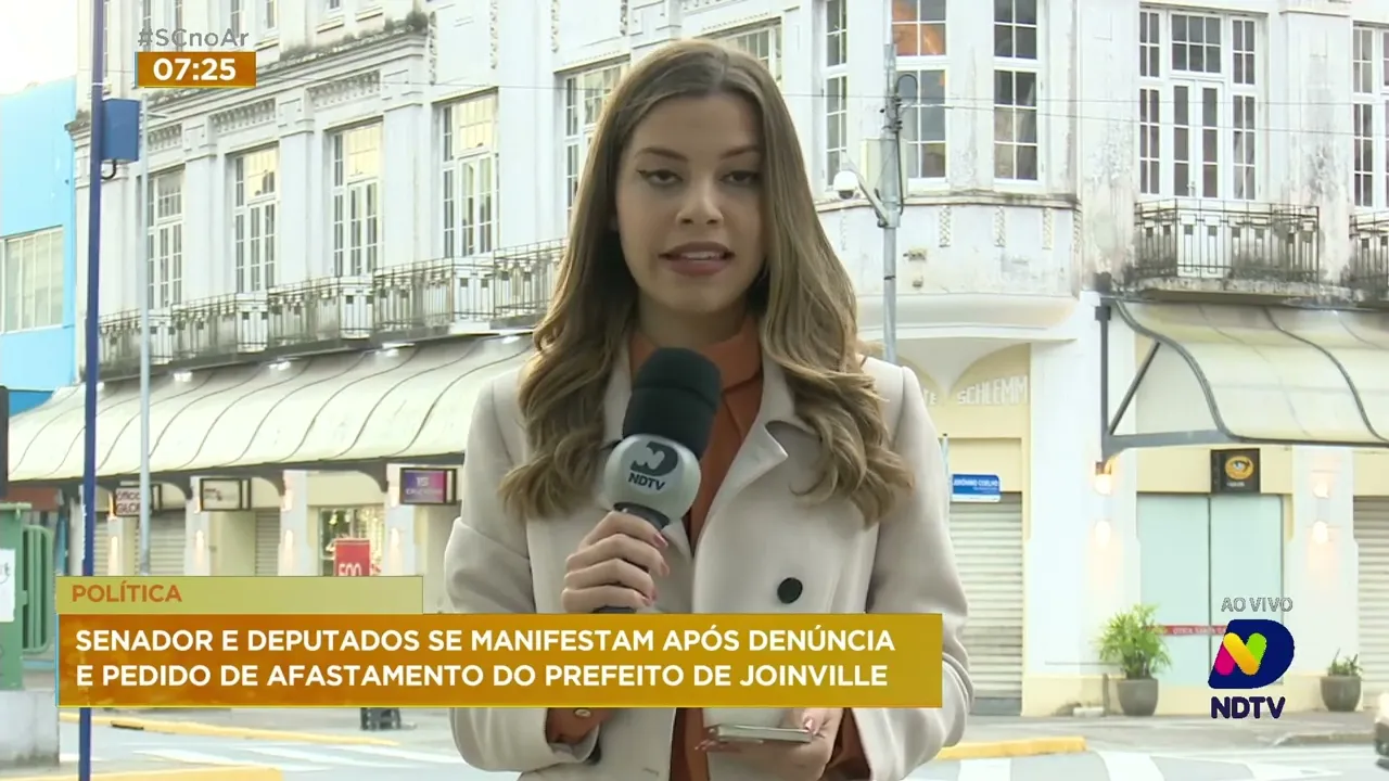 Senador e deputados se manifestam após pedido de afastamento do prefeito de Joinville