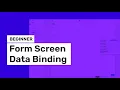 Kuika Beginner Form screen data binding operations 3