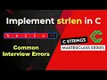How strlen Works in C Write It From Scratch Interview Ready