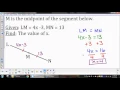 Lesson 1 Conguence Midpoint Segment Addition
