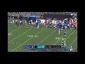 Sam Darnold injured ankle carted off Leg gets twisted inwards in preseason game Panthers vs Bills