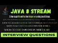 Java 8 Stream Interview Questions How to sort employee by their salary