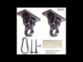 Besthouse Set of 2 Heavy Duty Porch Swing Springs Heavy Duty Swing Hangers Hold up to 400lbs